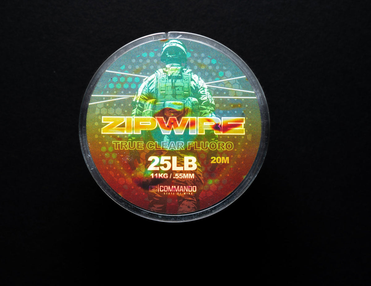Zip Wire Fluorocarbon Hook Link 25lb