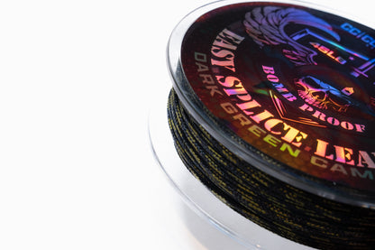 Bomb Proof, Easy Splice Leader 45lb 20m Dark Green Camo