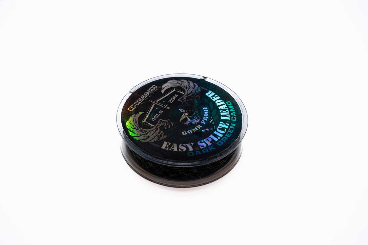 Bomb Proof, Easy Splice Leader 45lb 20m Dark Green Camo