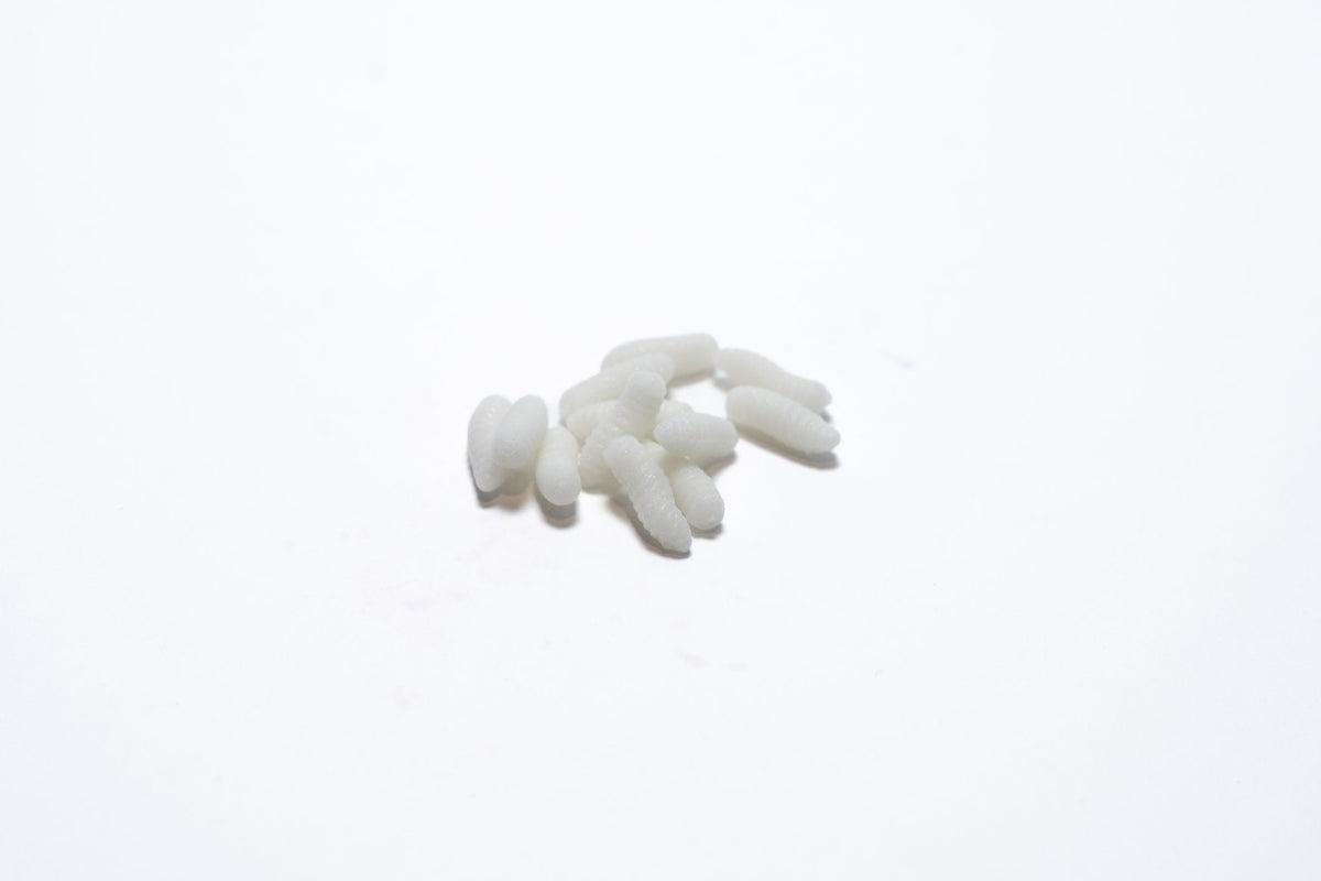 Pop Up Scented Imitation Magots White (Glow in the dark)
